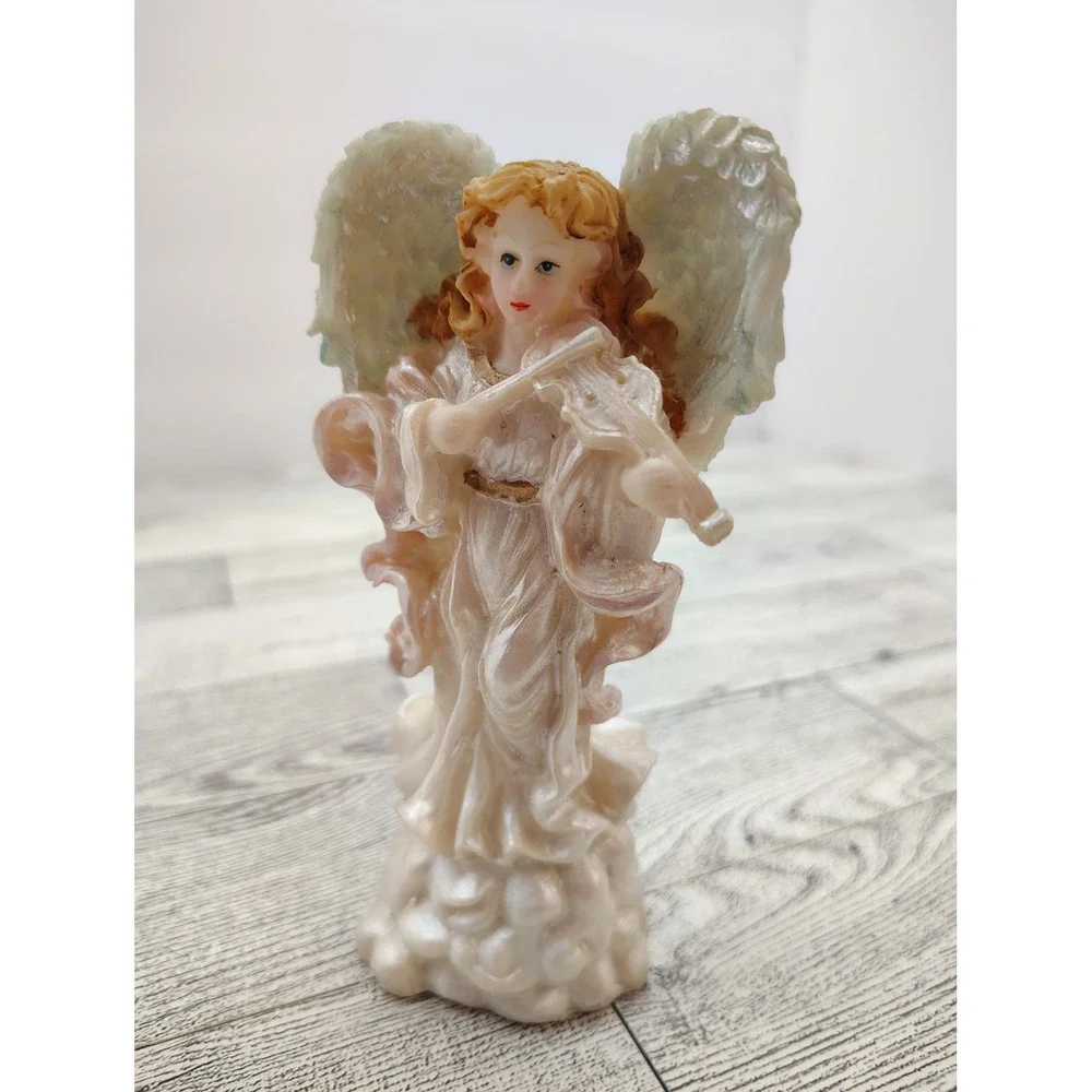 Angel Figurine Playing Violin 5